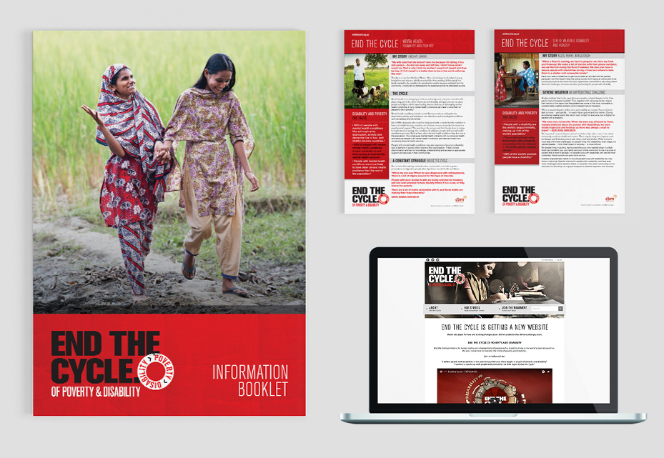 Print collateral and web design