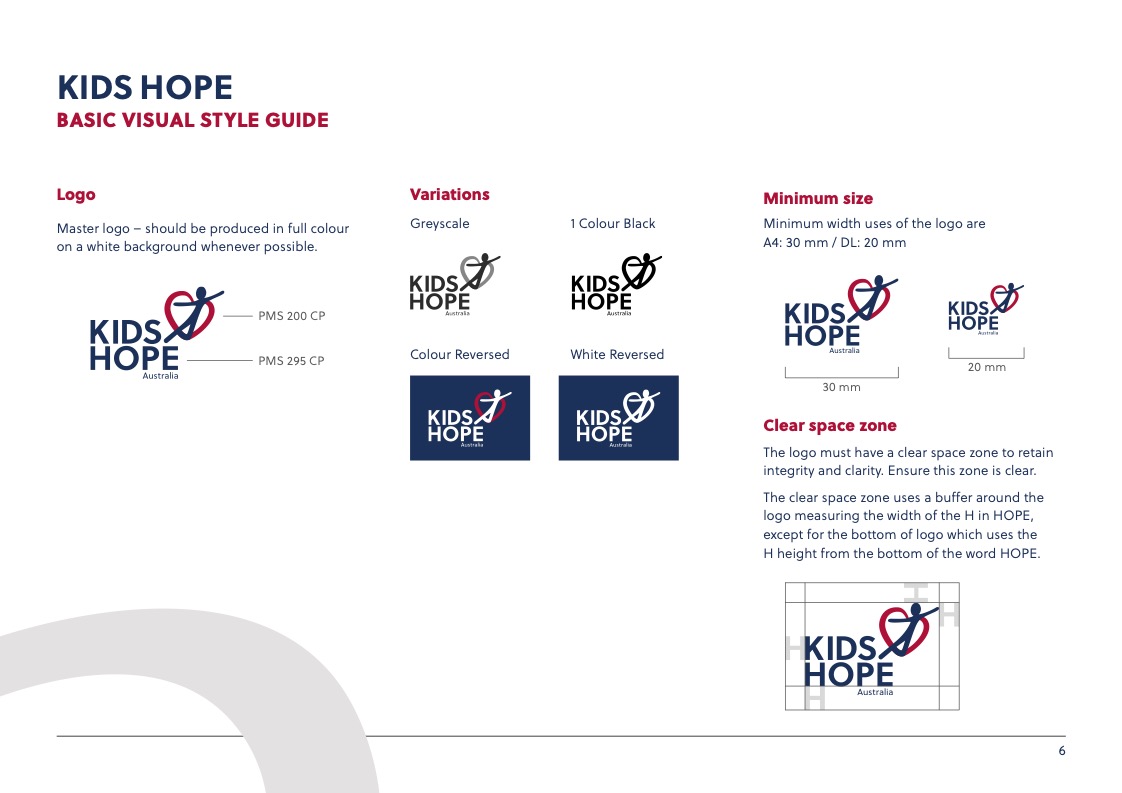 Kids Hope Brand Guideline